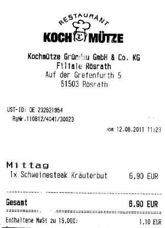 mtax Hffner Kochmtze Restaurant